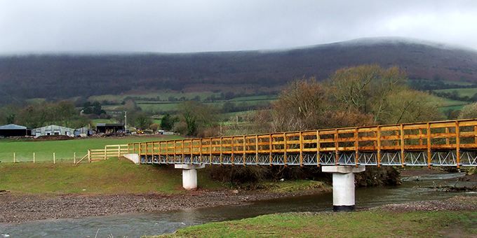 Public footbridge photo